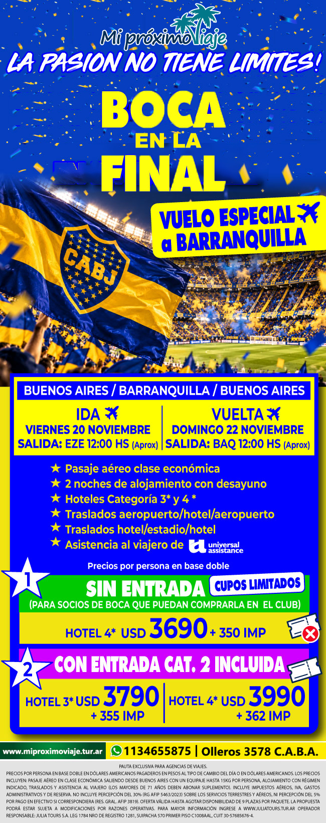 FINAL DE LA COPA SUDAMERICANA: SEGUI ALENTANDO A BOCA!